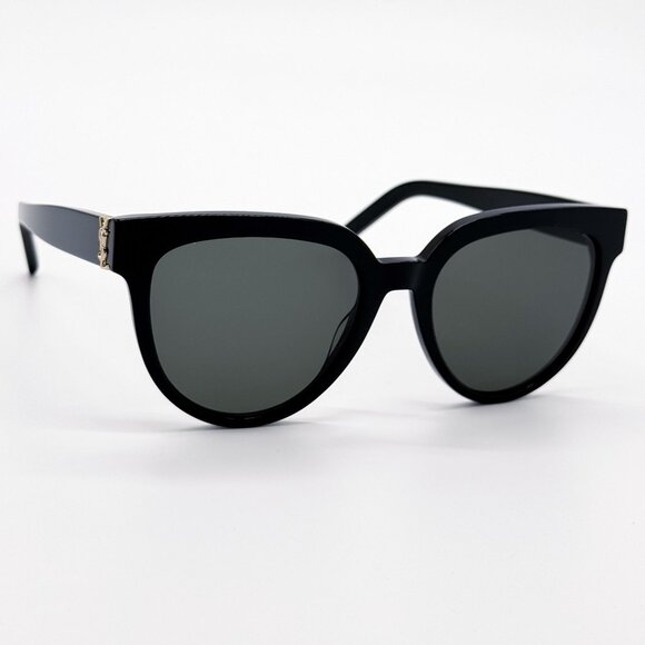 NEW SAINT LAURENT SL M28 003 SUNGLASSES WOMEN BLACK EYEWEAR - Picture 4 of 9